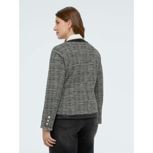 Fiorella Rubino - Giacca in tessuto bouclé - Nero