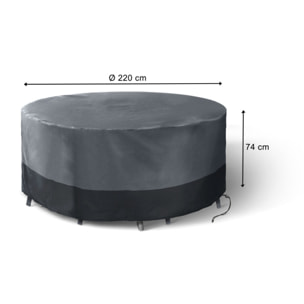 Housse de protection pour table ronde Ø220cm