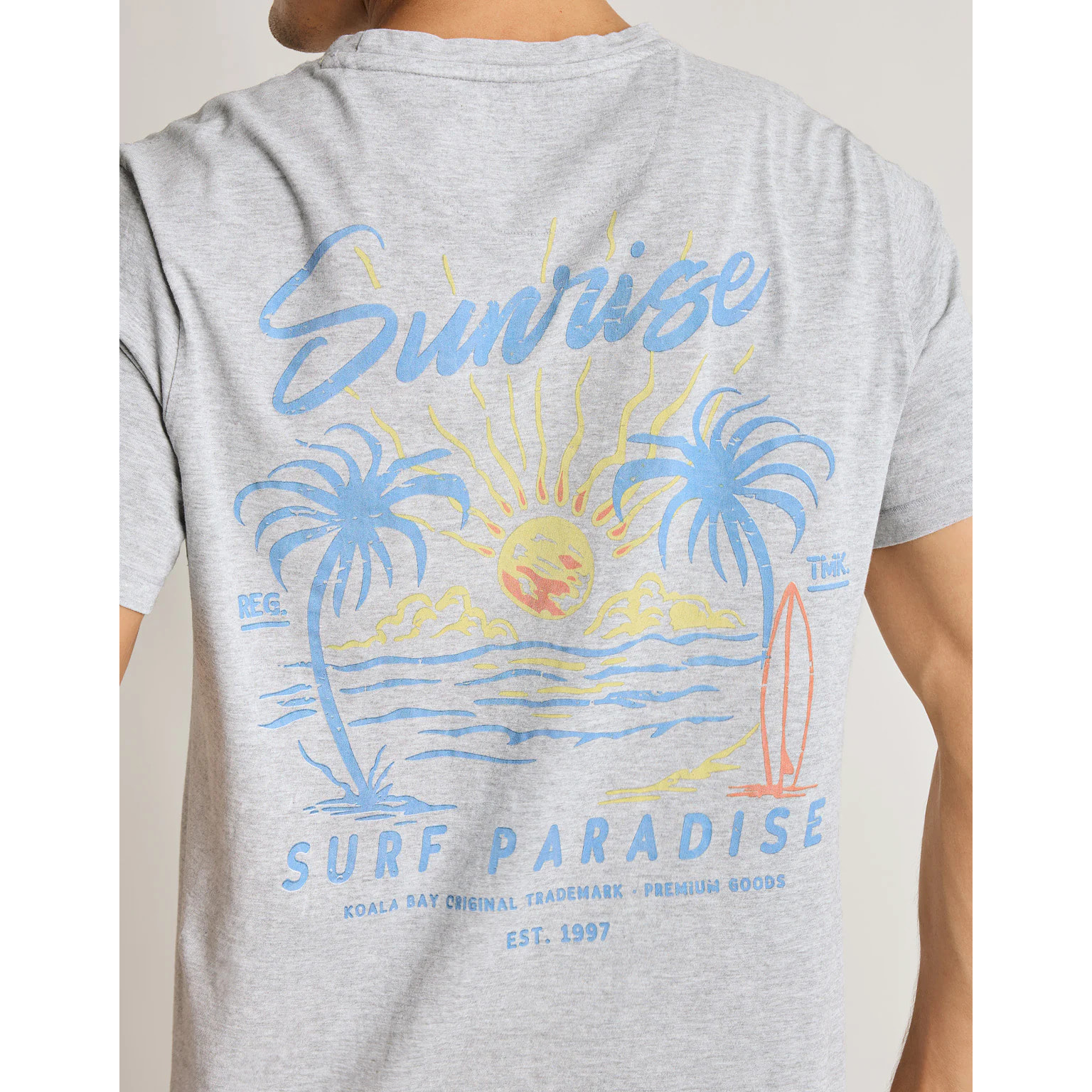 Camiseta Manga Corta Gris - Sundaise