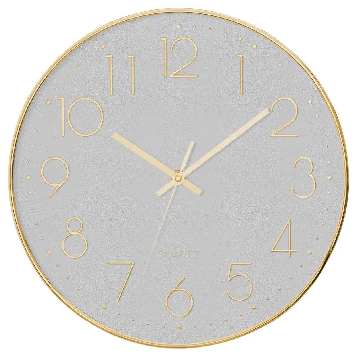 Horloge 3D "Laure" gold D30cm