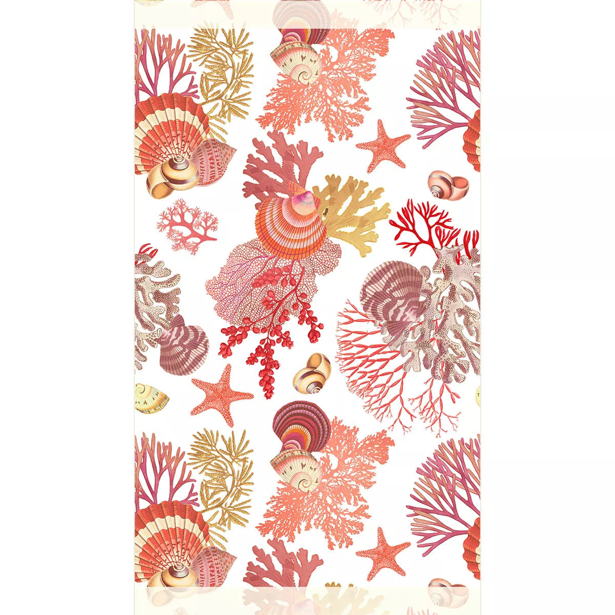 Fouta Seashell orange