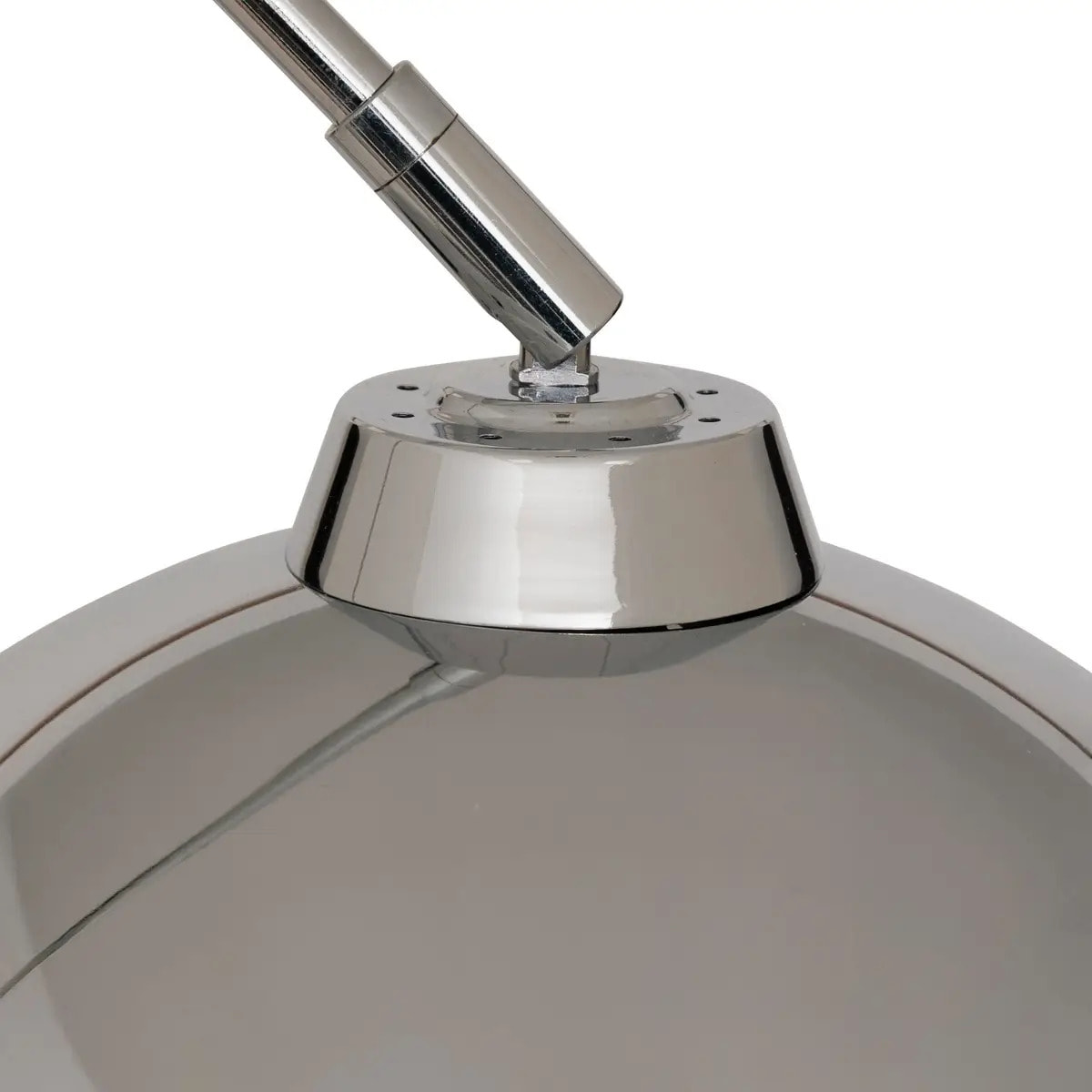 Lampadaire arc secteur Floris argent H177cm