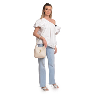 Borsa a mano Anna Luchini Beige