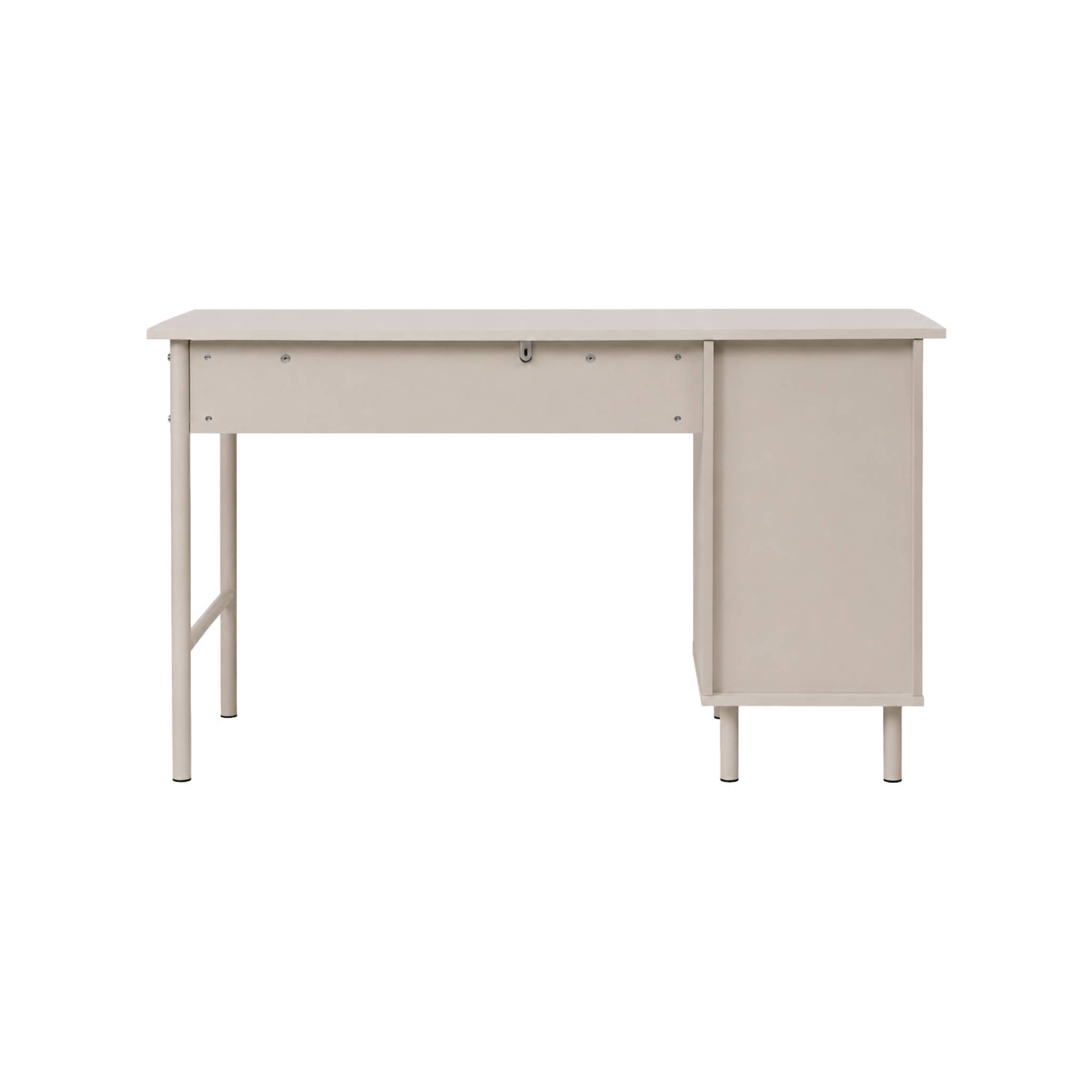 Bureau décor bois et métal 1 tiroir 1 porte ELLIE