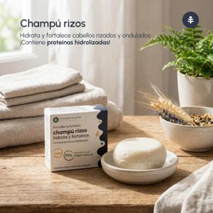 Champú sólido Método Curly con Proteína hidrolizada Planeta Huerto 85 gr