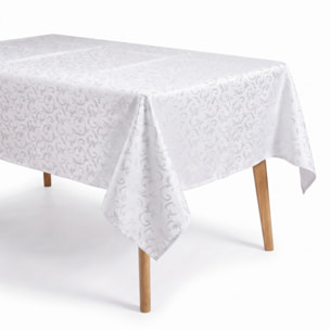 Tovaglia jacquard lurex in poliestere - GRIGIO/ARGENTO