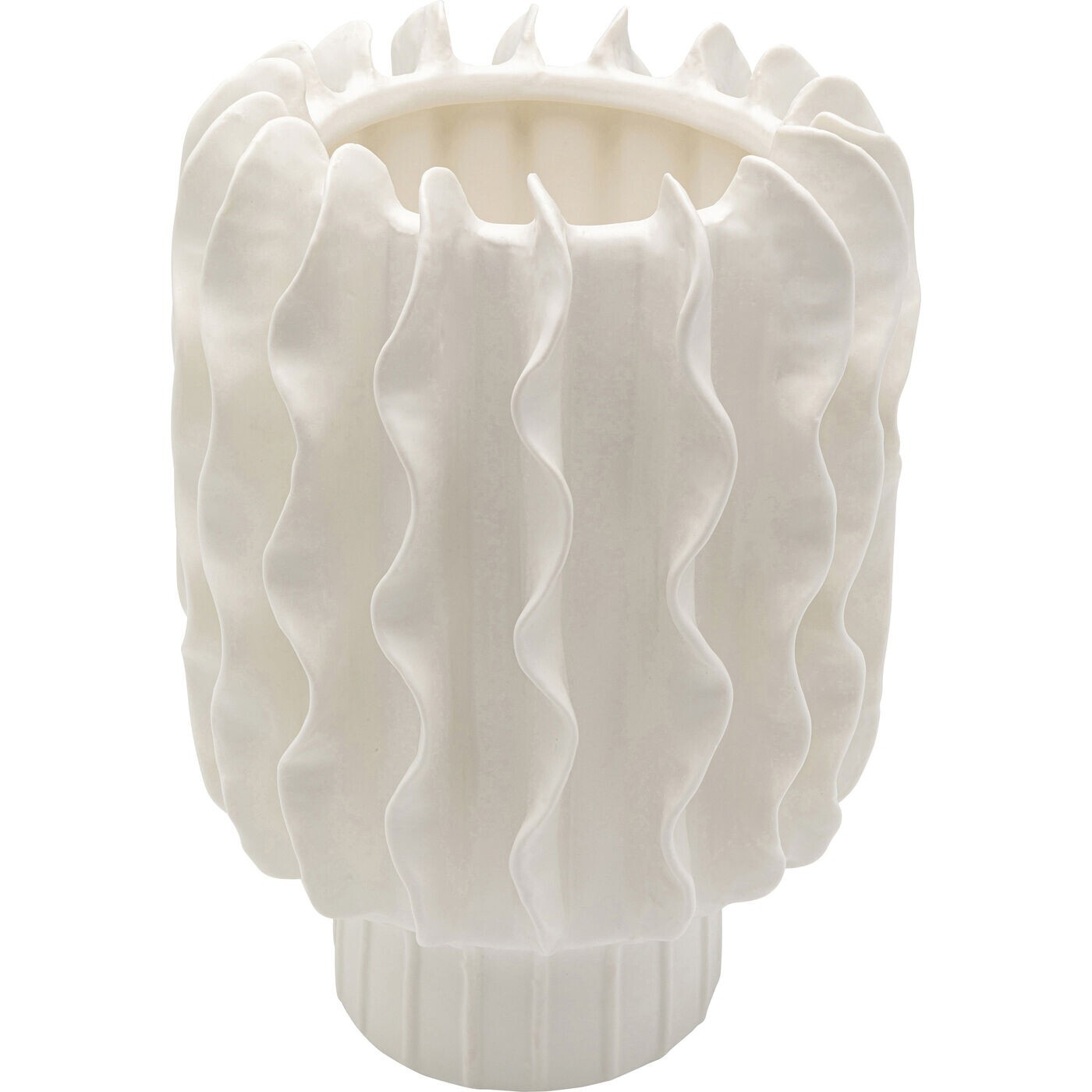 Vase Viento 26cm blanc Kare Design