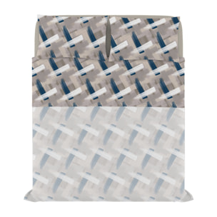 COMPLETO LETTO FANTASY, 100% Microfibra - PENNELLATE