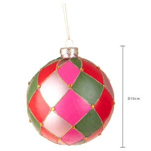 Sfera Carosello Natale - Pezzi 4 - Colore Multicolore - 10x10Hx10cm - Bianchi Dino