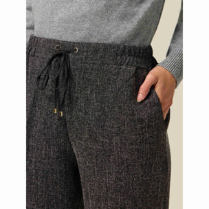 Oltre - Joggers en tejido mélange - Gris