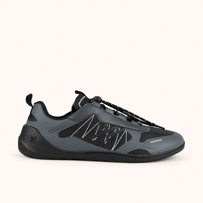MUNICH FREESTEP 04 Zapatillas Barefoot Estilo Sport Gris y Negro