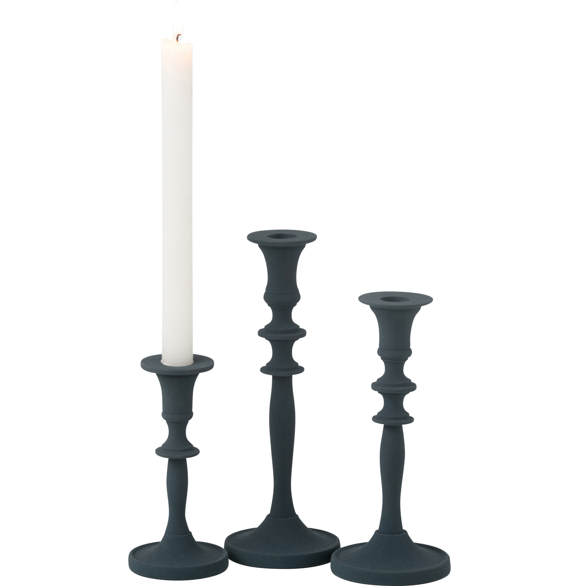 J-Line chandelier Classique - aluminium - bleu - set de 3