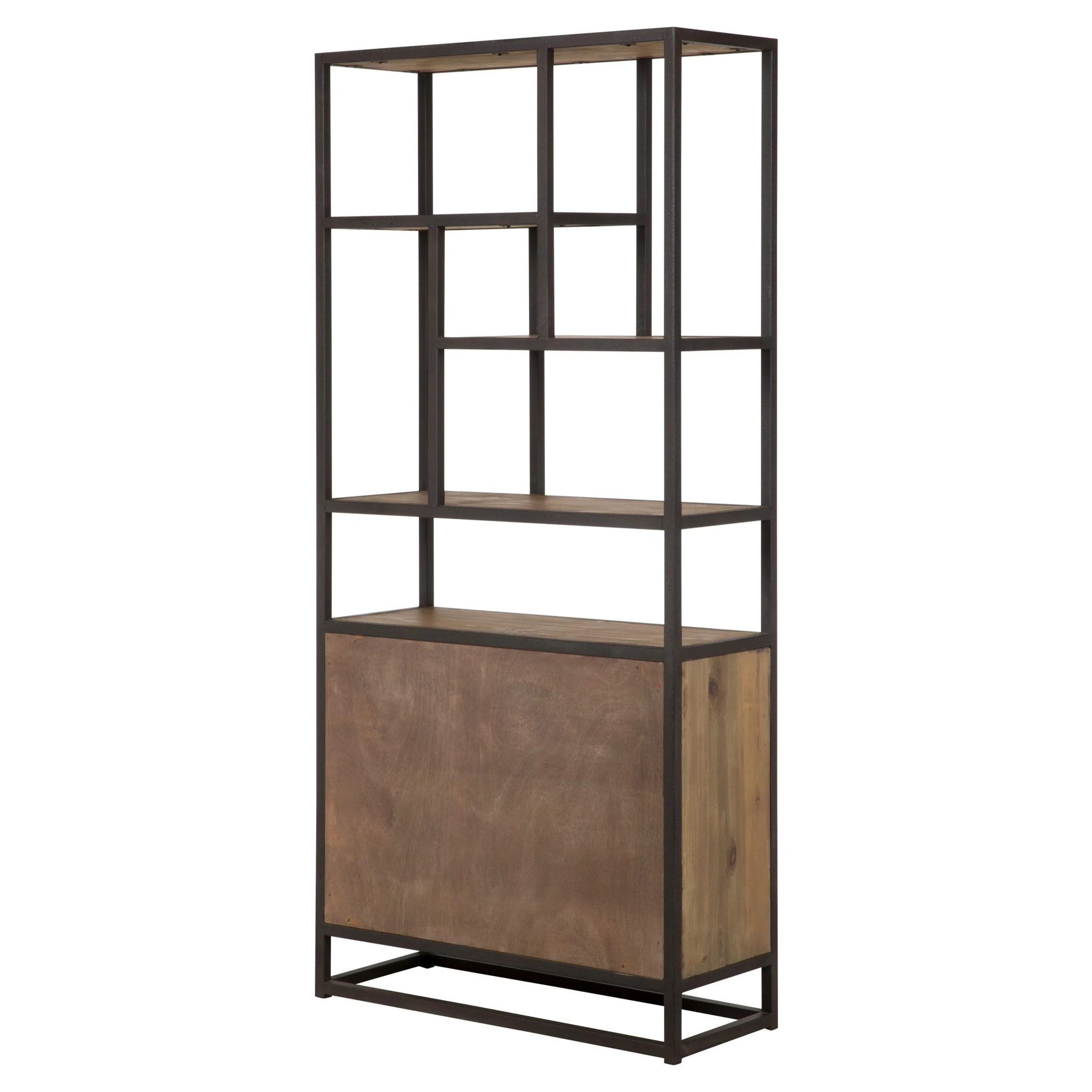 Etagère en bois de cèdre recyclé et métal - Raffi