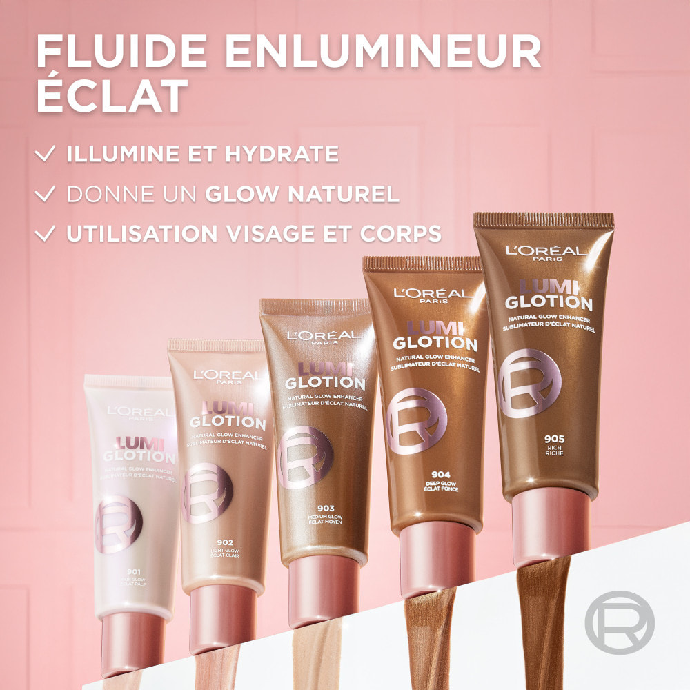 L'Oréal Paris Fluide Enlumineur Eclat Lumi Glotion Eclat Pâle 40ml