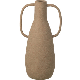 J-Line Vase Jodi - grès - taupe - large
