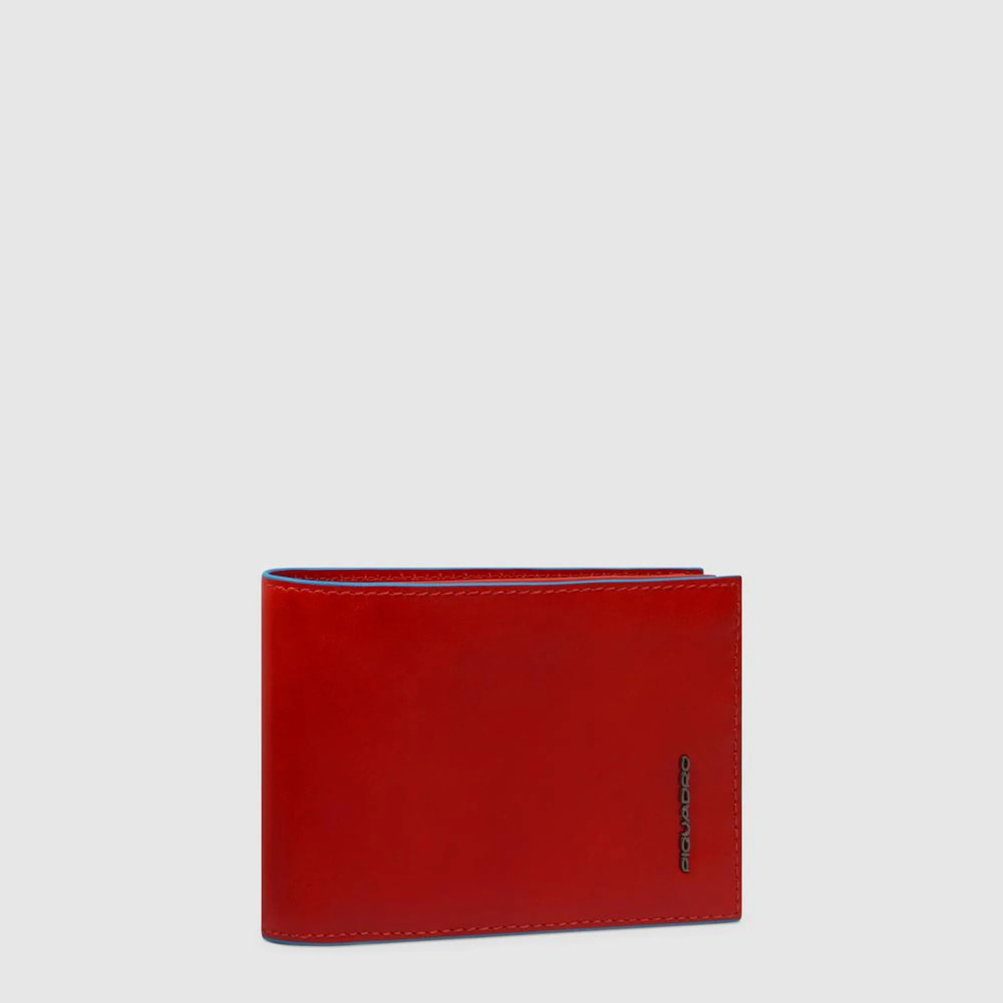 Piquadro Portafogli con porta documenti, portamonete e portacarte di credito con protezione RFID