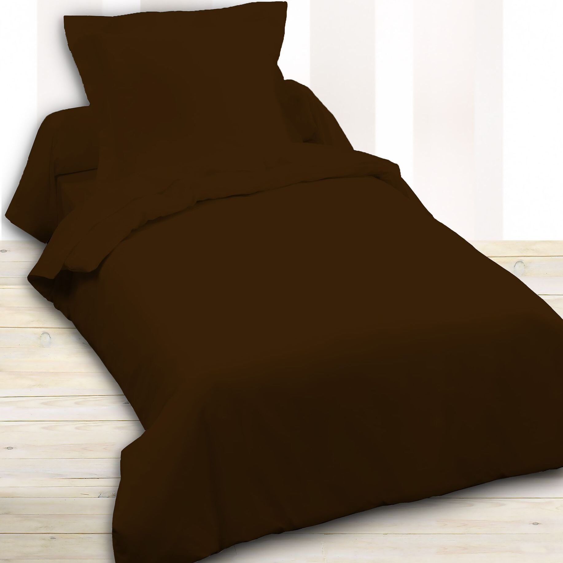 Housse De Couette 100 % coton Cacao