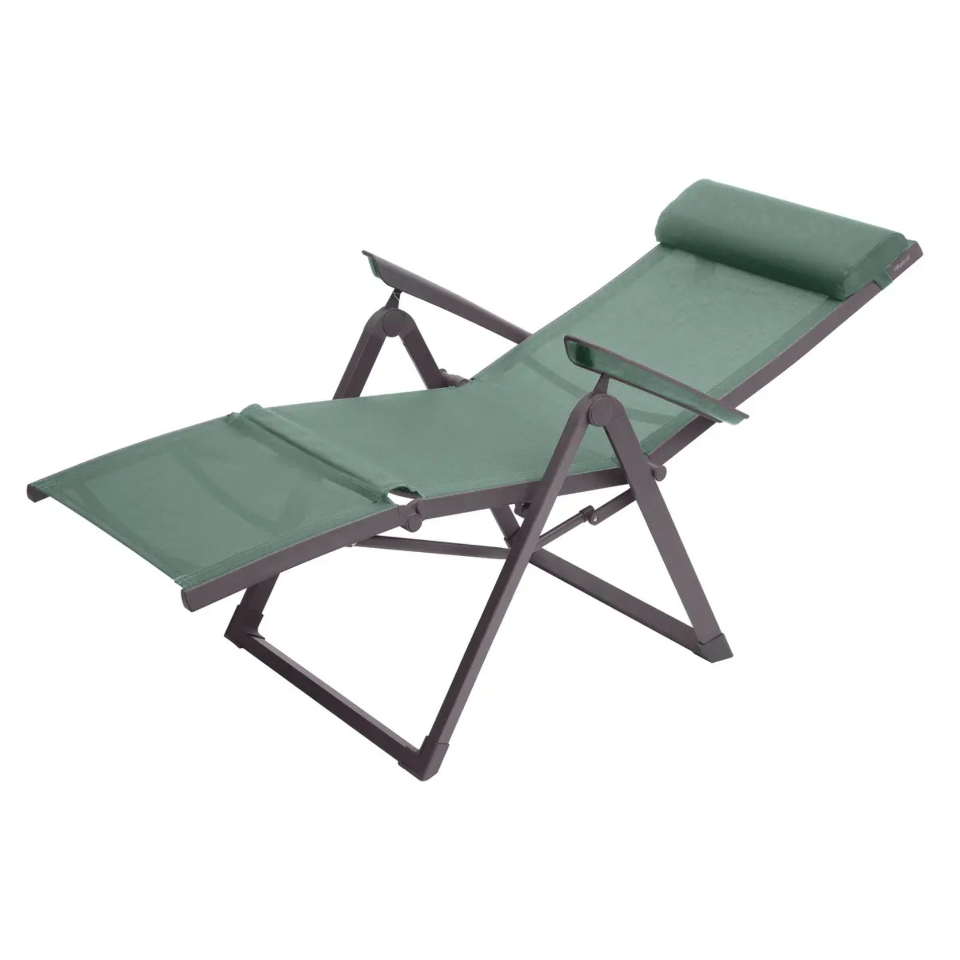 Fauteuil de jardin inclinable Decima Vert olive & Graphite