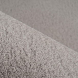 Tapis longs poils shaggy tufté motif uni HOHE