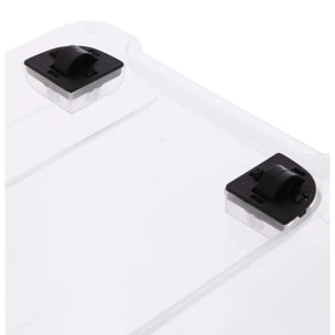 Boîte en plastique transparente 83L "Easy Roll"
