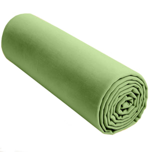 Drap Housse Bonnet:30cm 100% lin LavÉ 160g Kiwi