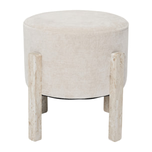 Tabouret Emilia Beige - Lot De 2
