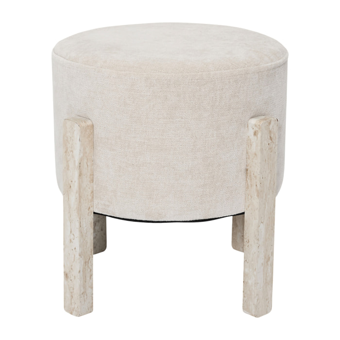 Tabouret Emilia Beige - Lot De 2
