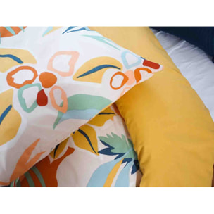 Parure Housse De Couette 3pcs 100% Coton 57 Fils Lucia