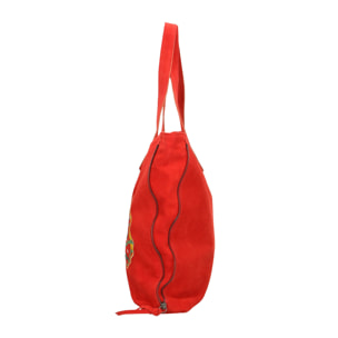 Borsa a spalla da Donna Paolina in Vera Pelle Made in Italy 37x37x6 cm