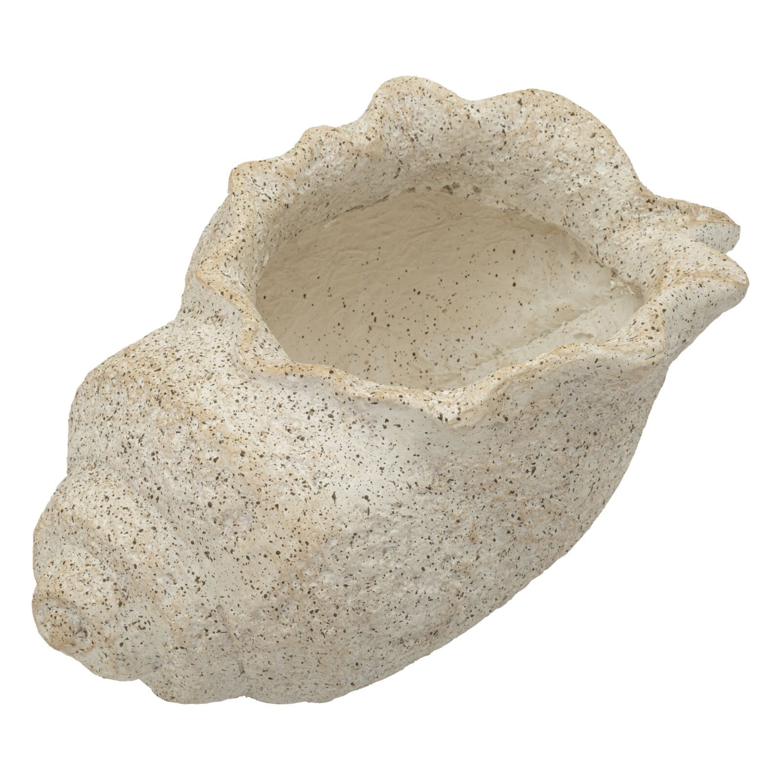 VASO SHELL SAND -B- CM 35X23X18 (APERTURA CM Ø 17X14)