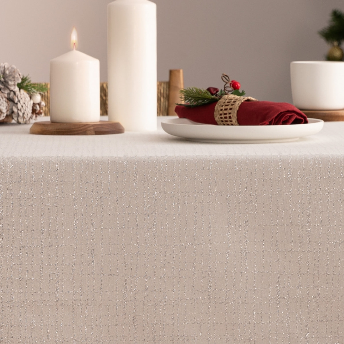 Mantel antimanchas MARIE PLATA