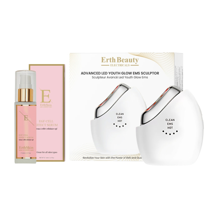 Escultor LED EMS + Sérum EGF 60 ml