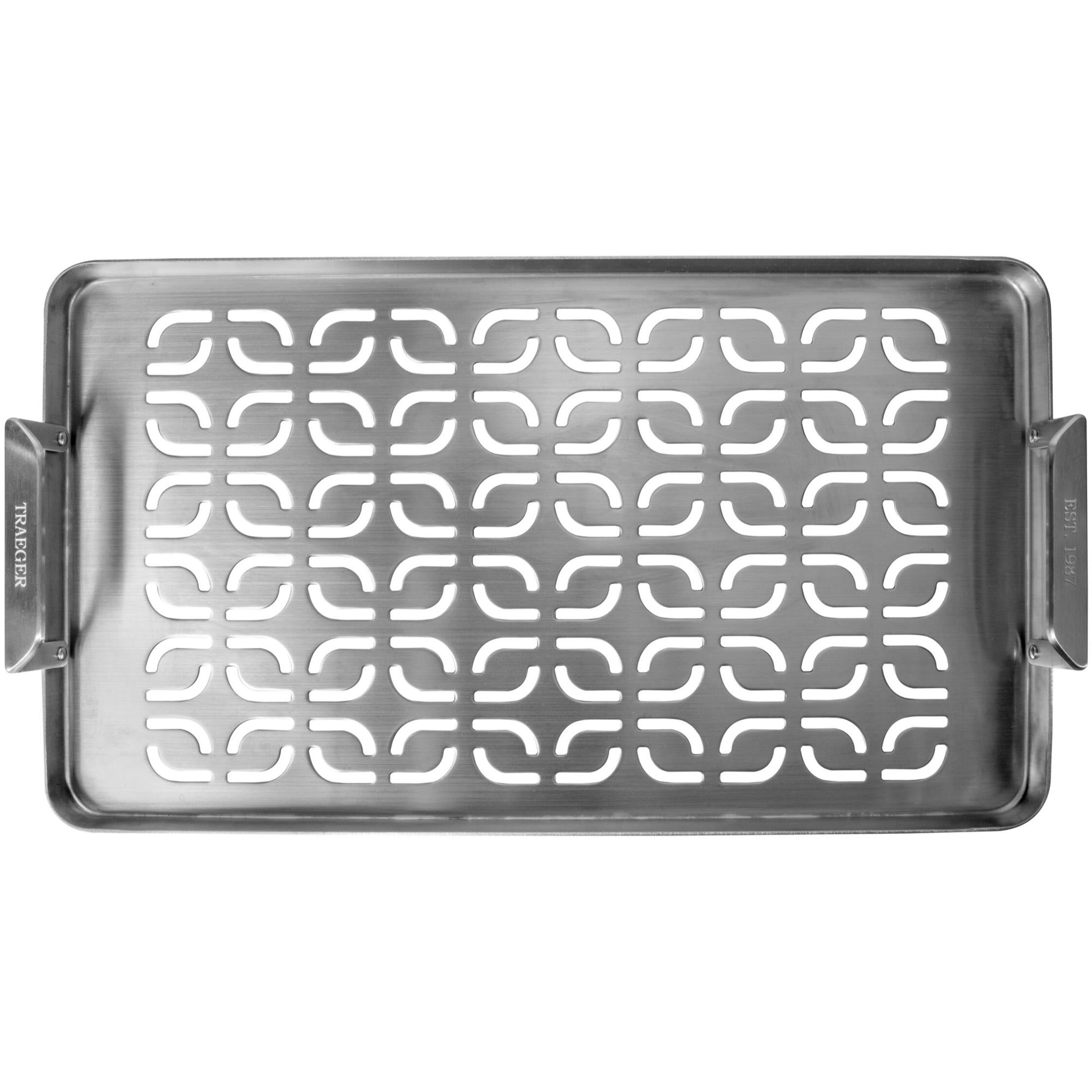 TRAEGER - Plaque De Cuisson En Inox Pour Poisson Et Légumes