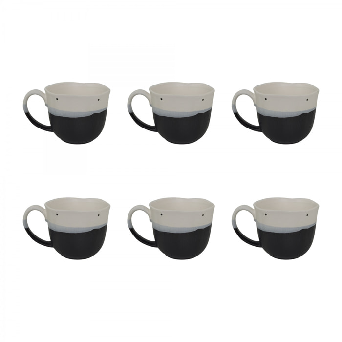 Lot de 6 tasses, JAPANDI