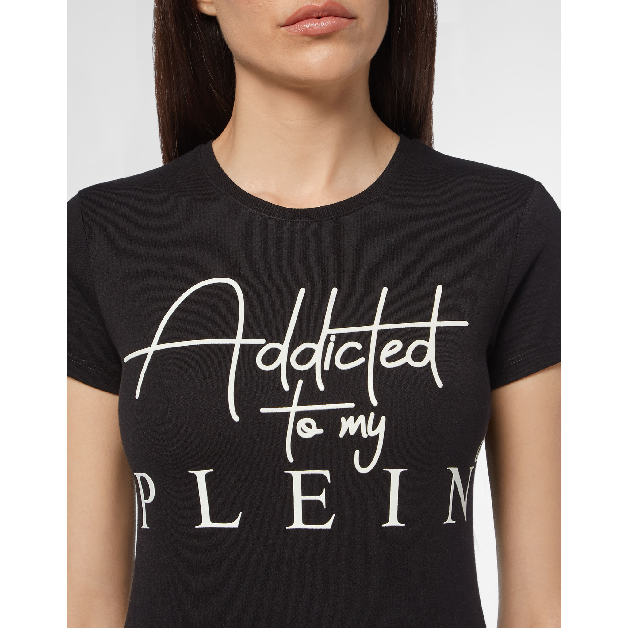 PHILIPP PLEIN T-Shirt Round Neck STATEMENT