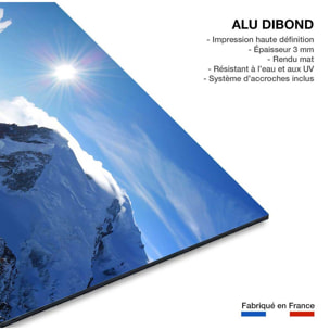 Tableau panorama du mont blanc Tableau alu Dibond