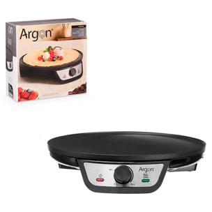 Crepera de acero con 1200W de potencia.