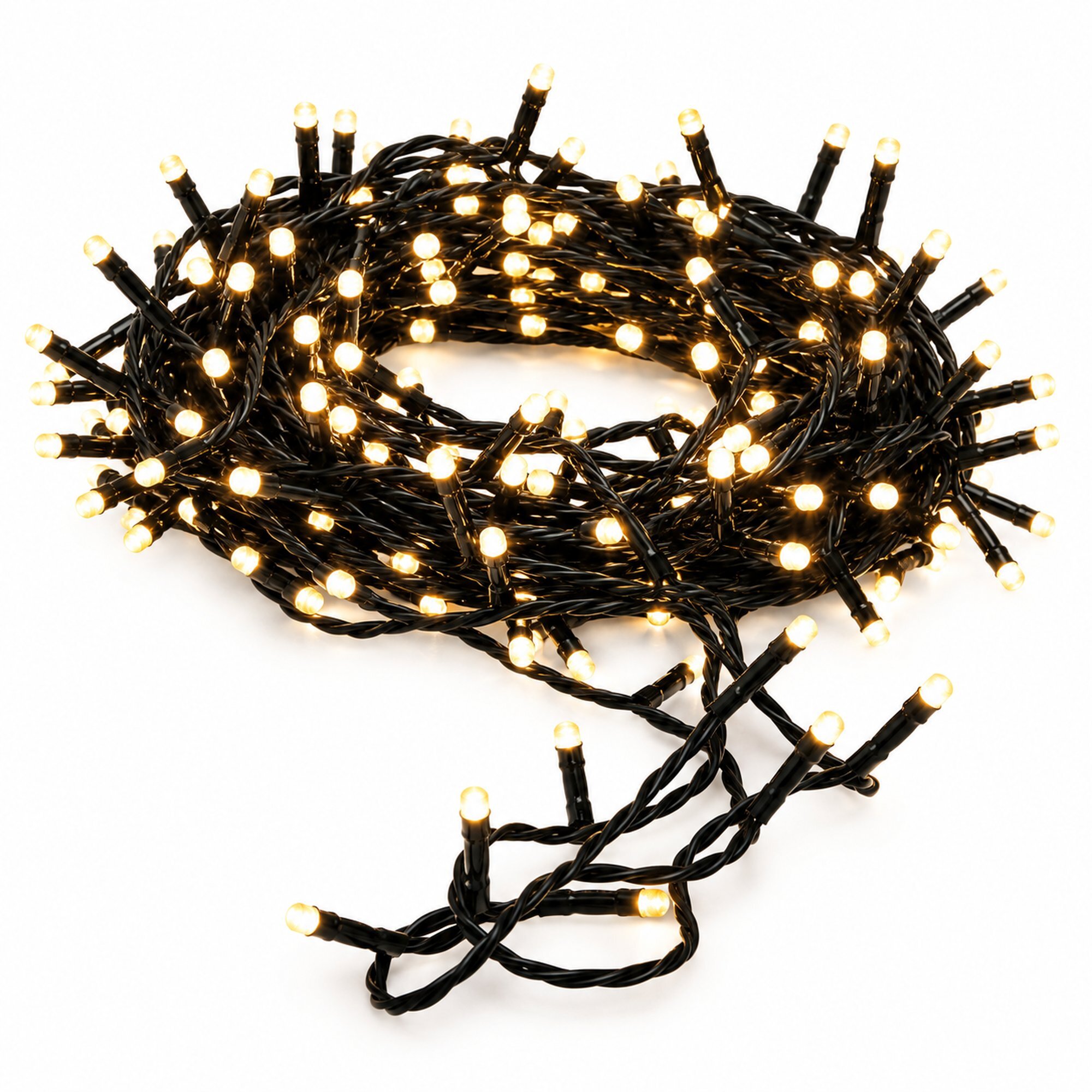 Guirnalda con luces LED Blanco Cálido