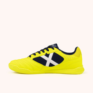 MUNICH DEBUT 07 Zapatillas de Fútbol Sala Profesionales Amarillo Flúor y Marino