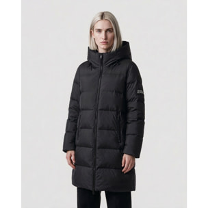 Abrigo para mujer ECOON Biarritz Long jacket - Negro