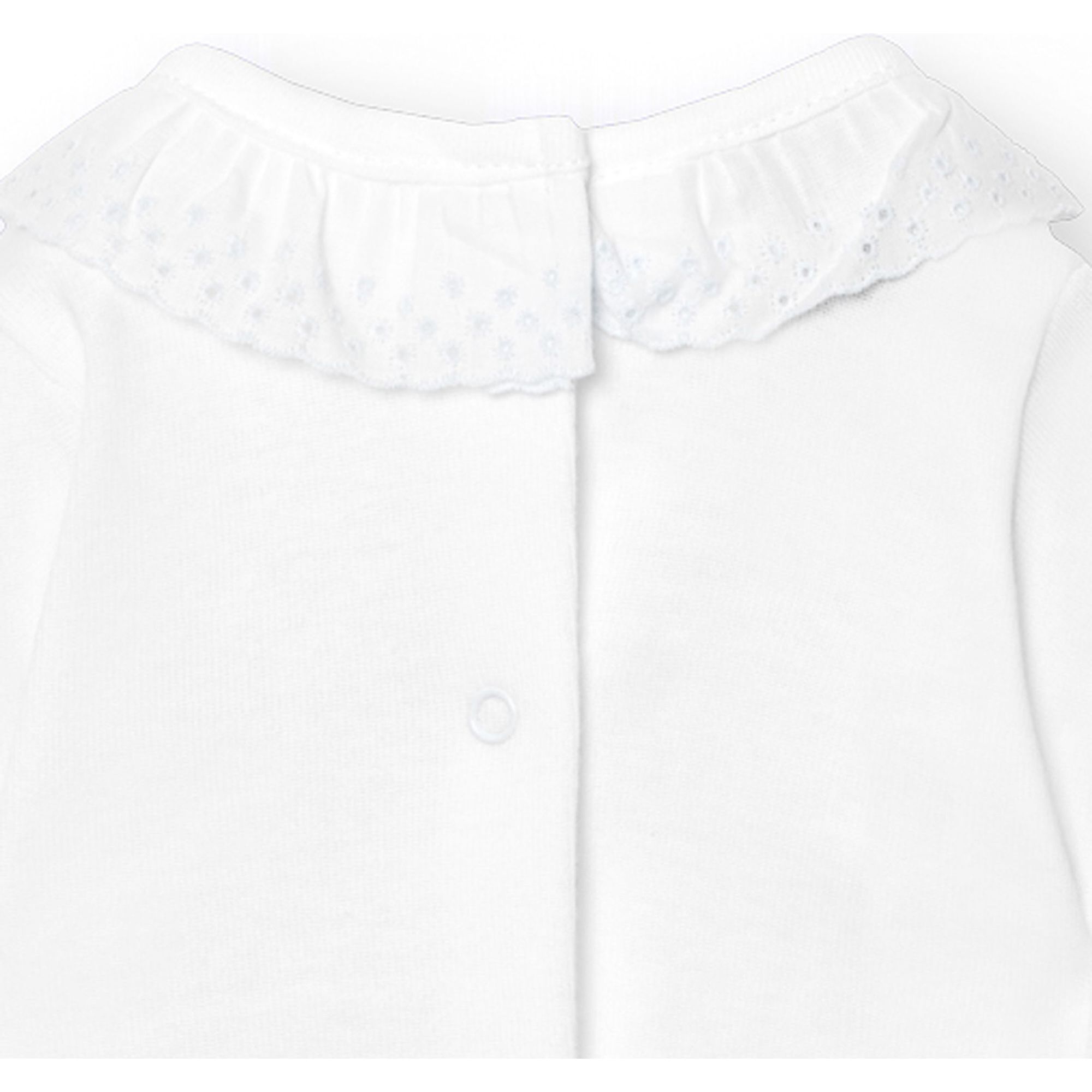 Body bebé manga corta cuello batista