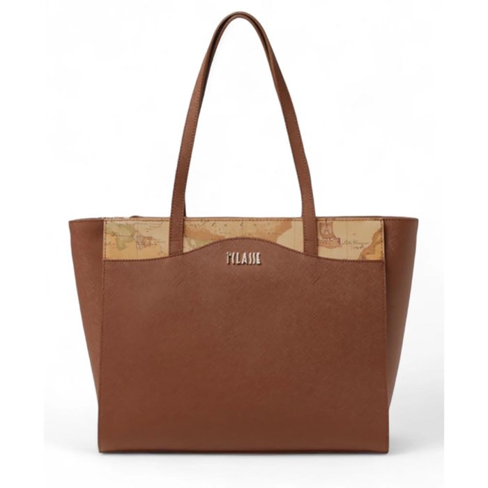 Alviero Martini 1a Classe Borsa a Mano Shopper Donna Castagna - Geo