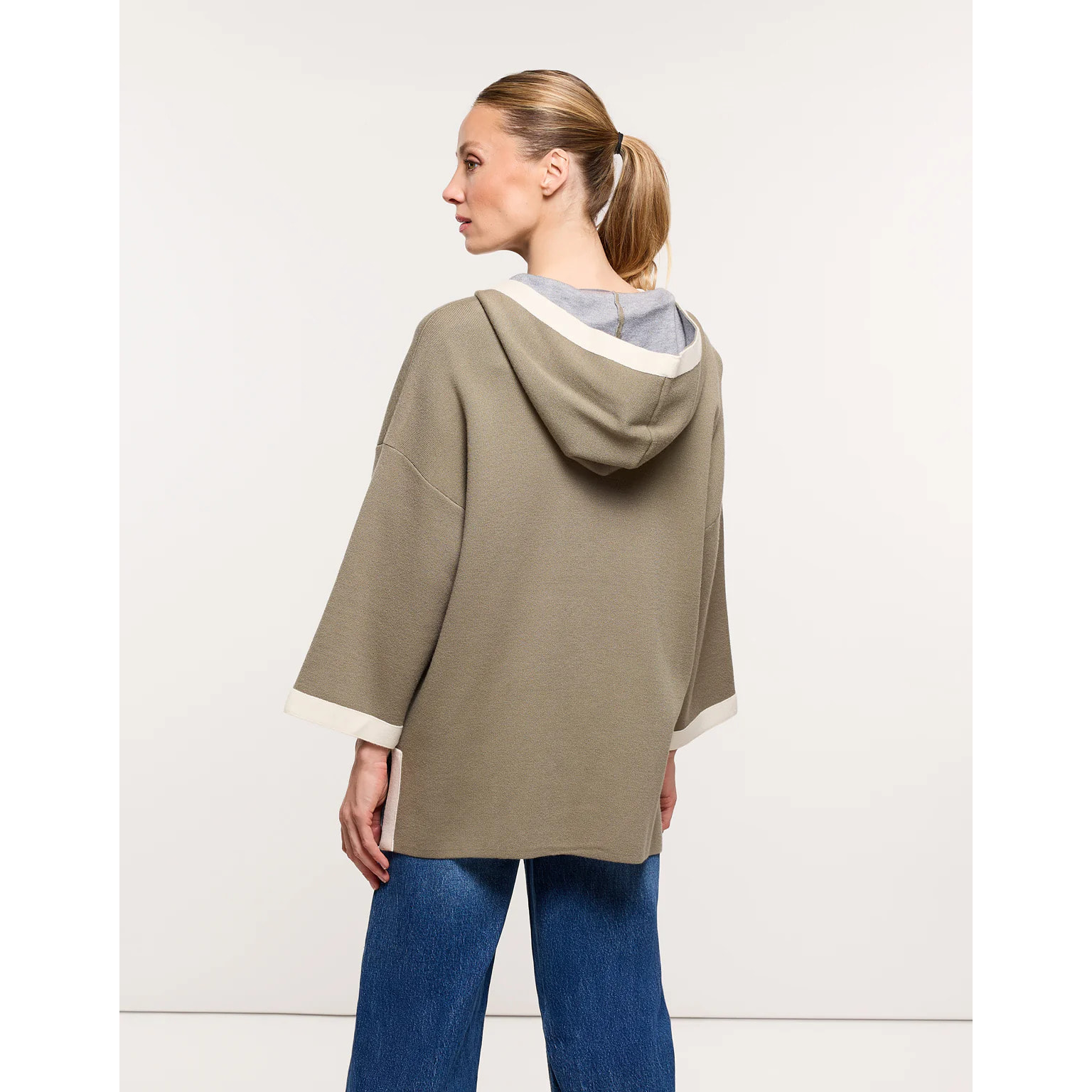 Chaqueta Poncho Caqui - Melbina
