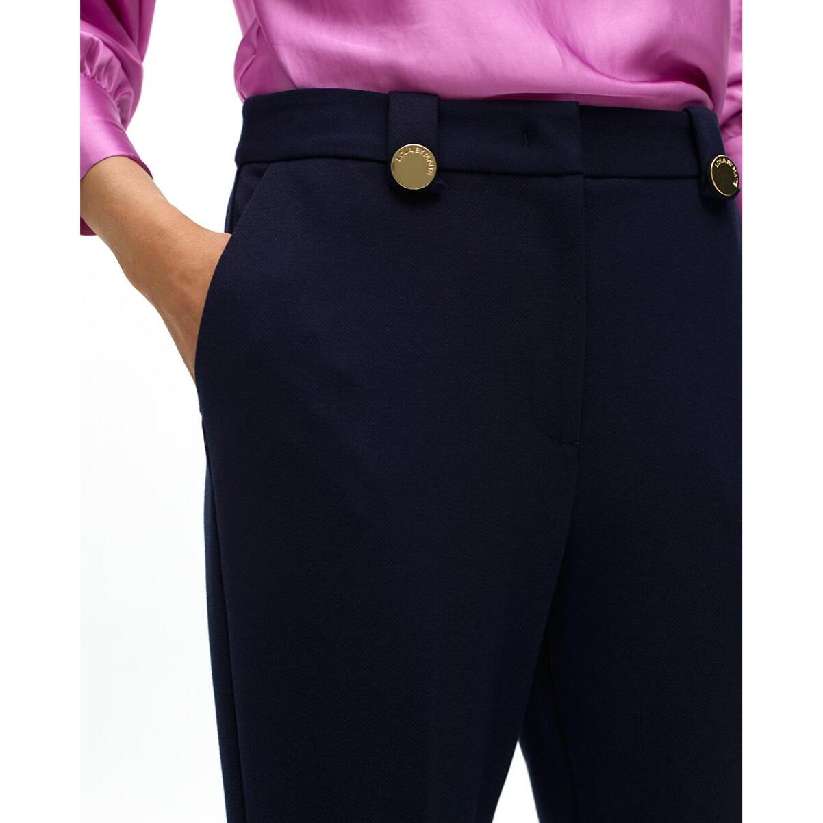 Pantaloni in maglia con bottoni