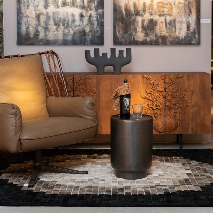 Tapis Pixel gris 240x170cm Kare Design