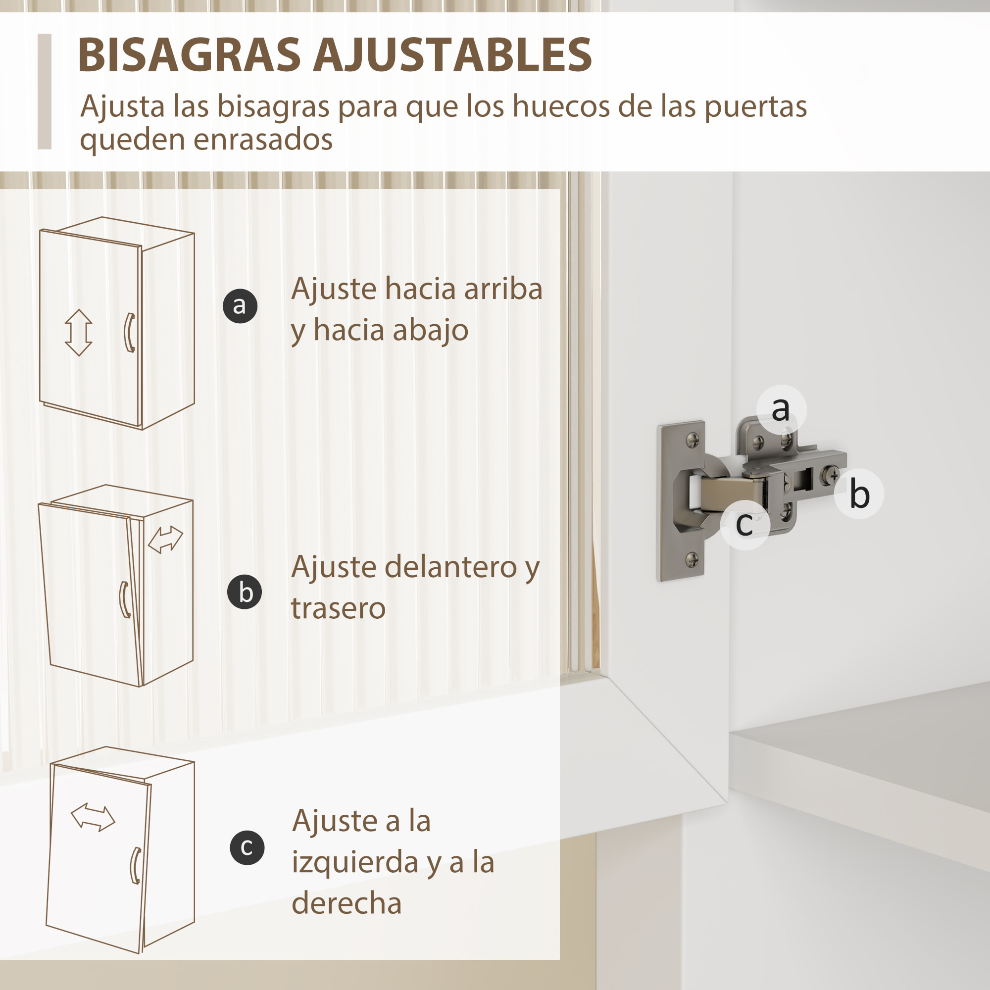 Alacena de Cocina Moderna Armario de Cocina con 1 Cajón 2 Puertas de Vidrio y Estantes Ajustables Carga 50 kg para Comedor Salón 79x40x180 cm Blanco