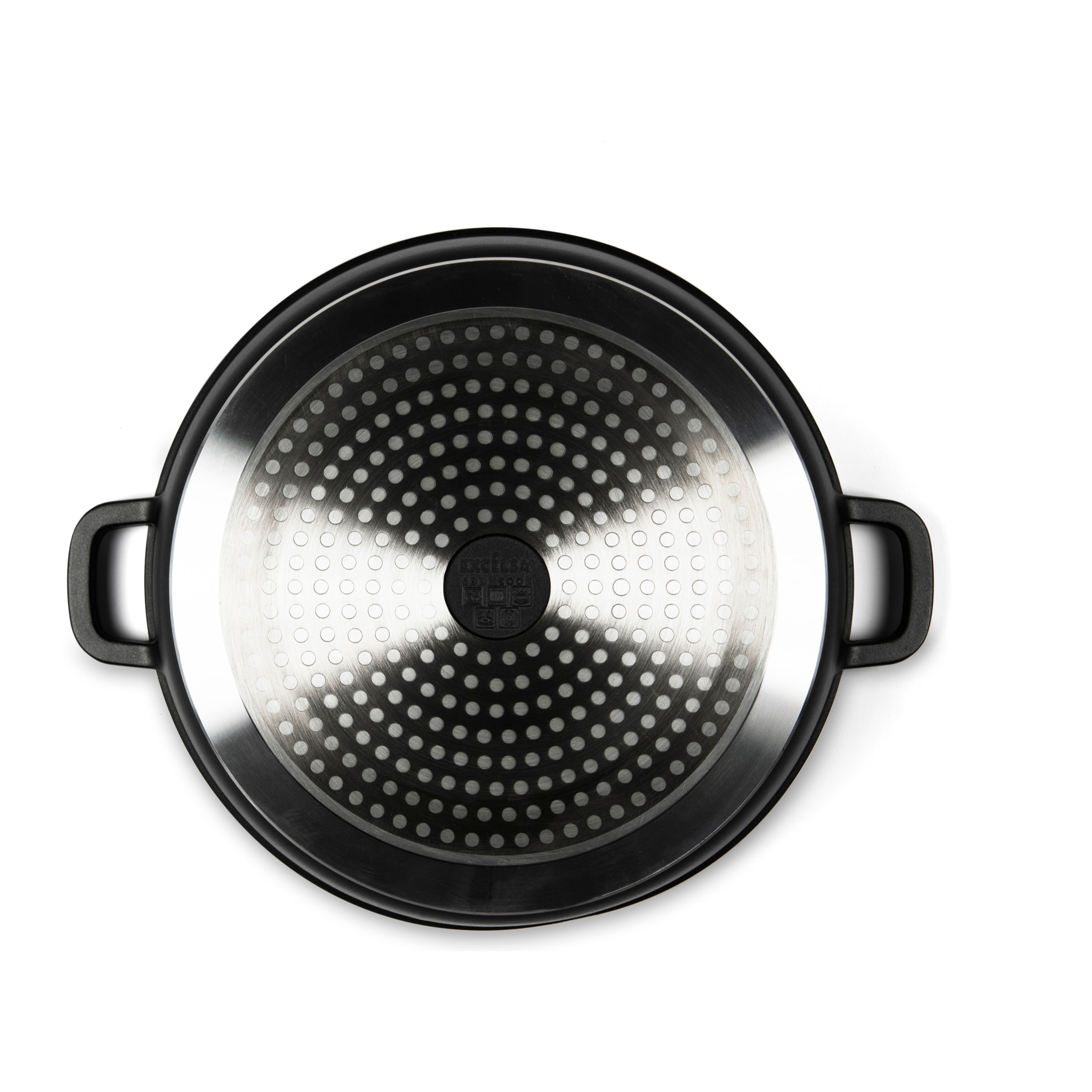 Poêle haute 28 cm Excelsa – Soul Cook, Aluminium Noir