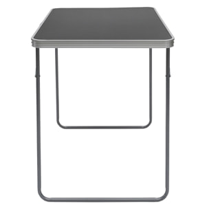 Table De Camping Pliable Noir 80x60cm