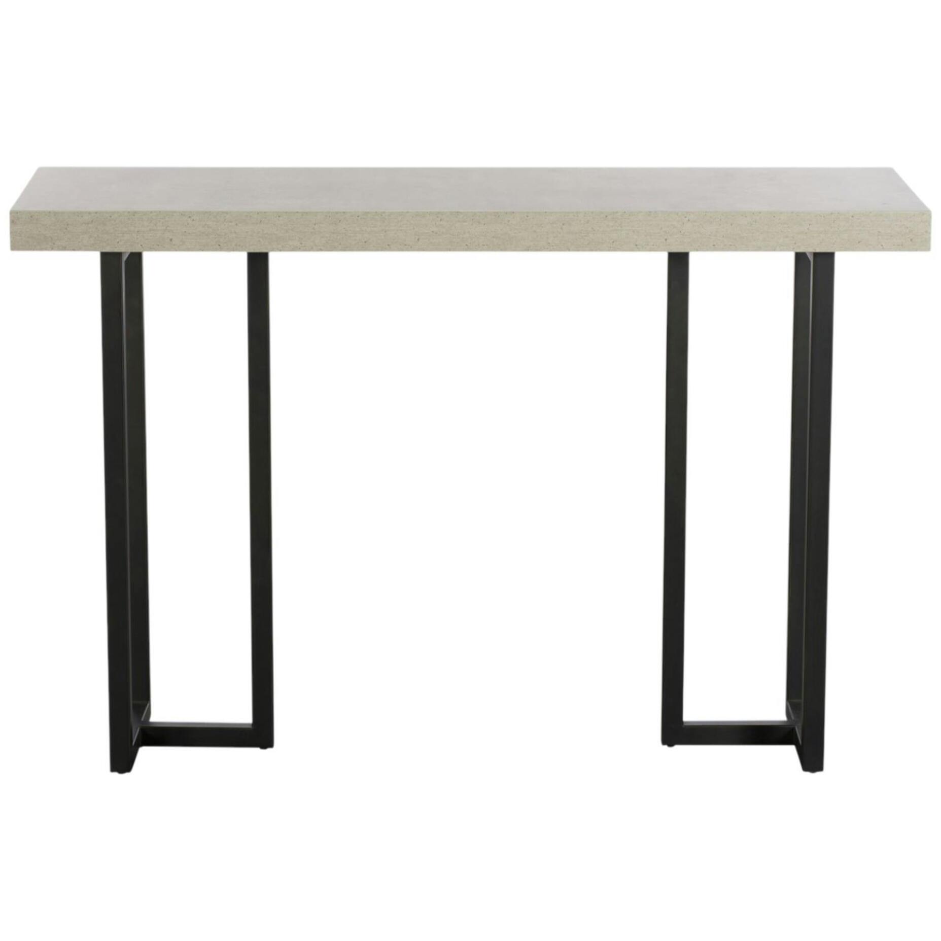 Console design 120 cm aspect béton KINGSTON