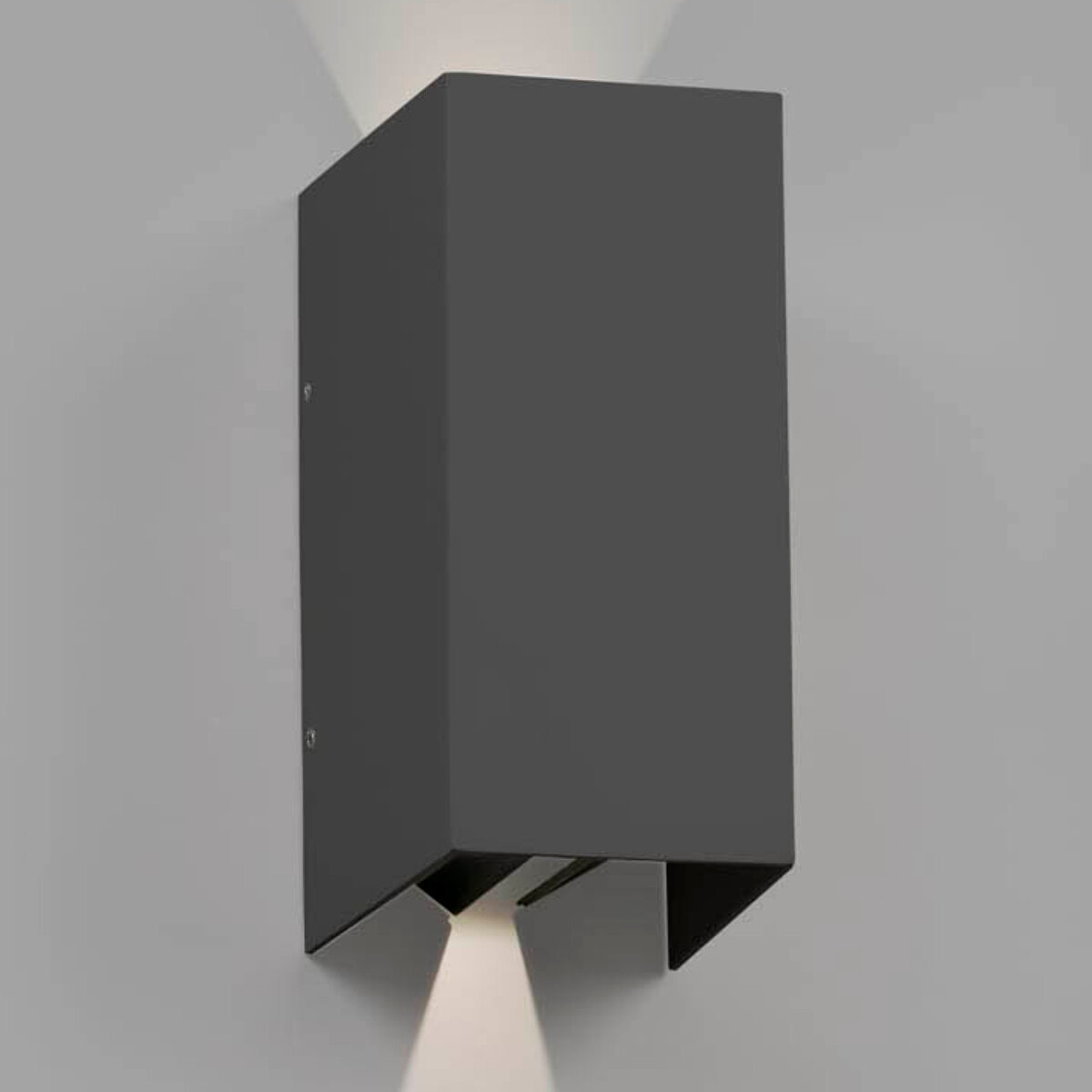 BLIND Lampada da parete grigio scuro